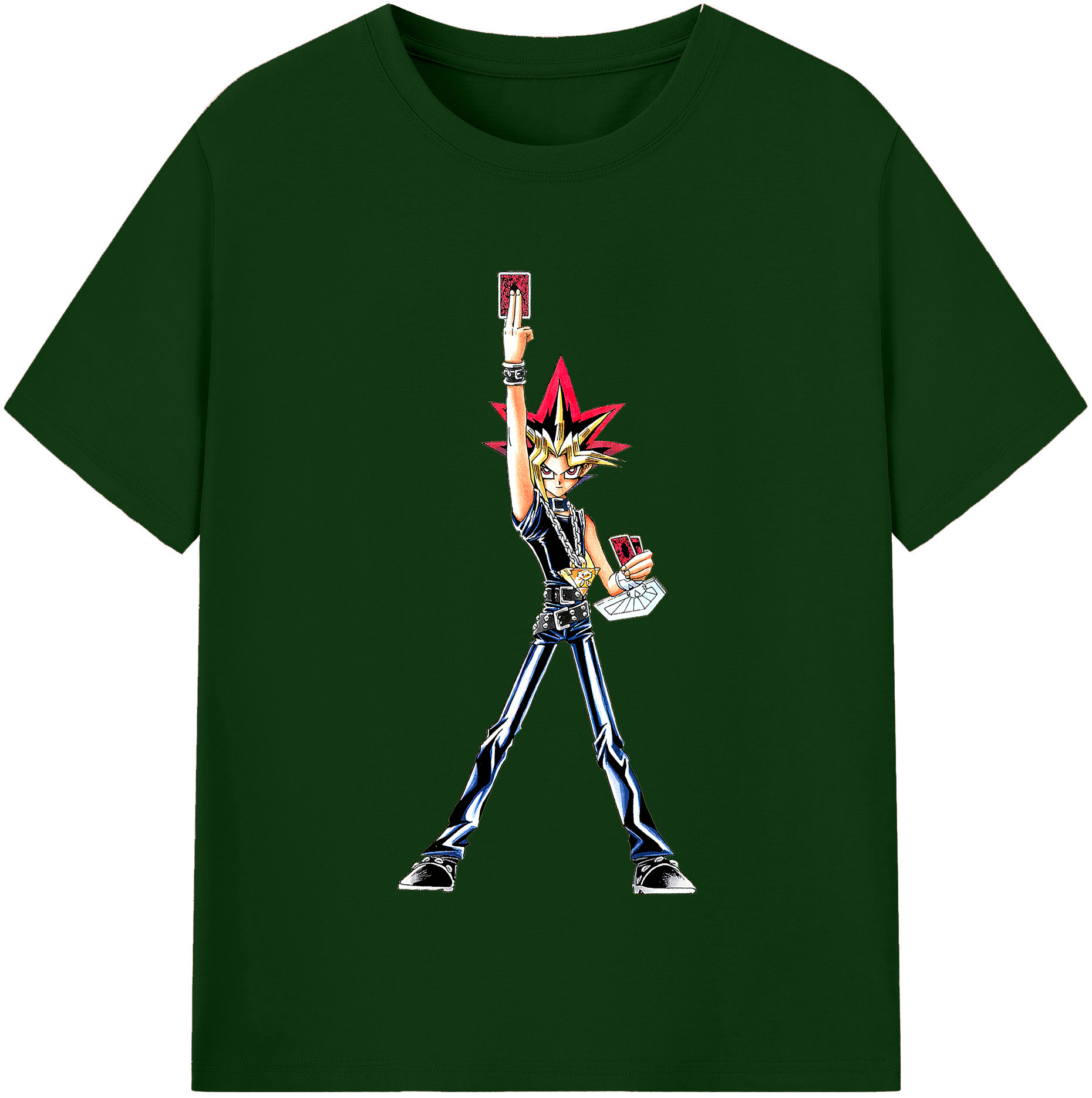 （画像用） 遊☆戯☆王 Yu-Gi-Oh! 綿100％半袖Tシャツ（フロントプリント）